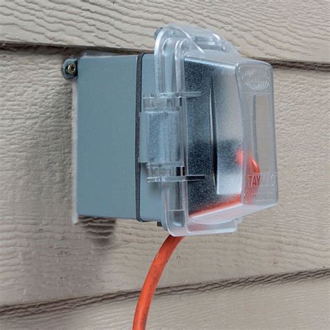 electrical box for exterior light|outdoor electrical outlet box enclosure.